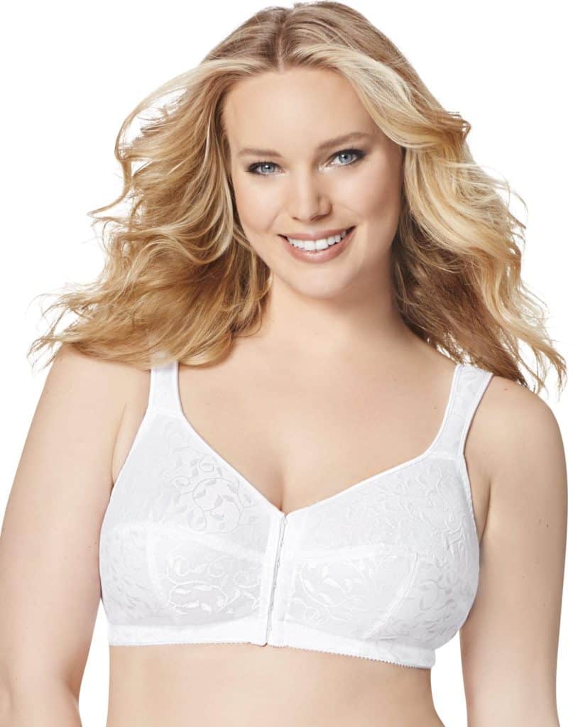 Just My Size Easy-On Front Close Wirefree Bra